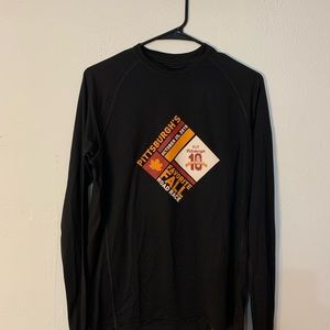 North Face EQT Pittsburgh 10 Miler Black Long sleeve Performance Shirt